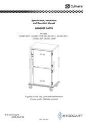 STODDART CH.BC.0611 Specification, Installation And Operation Manual