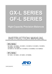 A&D GX-62000L Instruction Manual