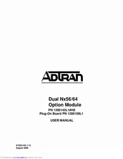 ADTRAN Dual Nx64 User Manual