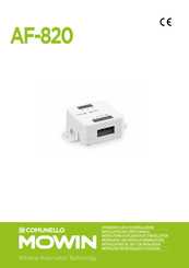 Comunello MOWIN AF 820 Installation And User Manual
