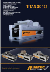 Allmatic TITAN SC 125 Operator Instructions Manual