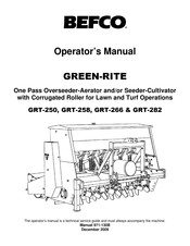 BEFCO GREEN-RITE GRT-266 Operator's Manual
