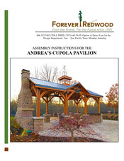 Forever Redwood Andrea's Cupola Assembly Instructions Manual