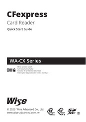 Wise CFexpress WA-CX Series Quick Start Manual