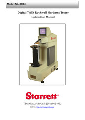 Starrett 3823 Instruction Manual
