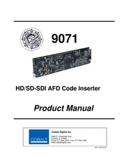 Cobalt Digital Inc Cobalt COMPASS 9071 Product Manual