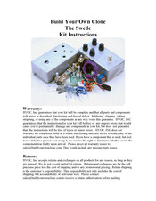 BYOC The Swede Kit Instructions Manual
