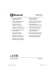 EINHELL TC-WS 18 Li Original Operating Instructions