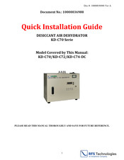 Amphenol RFS Technologies KD-C74-DC Quick Installation Manual