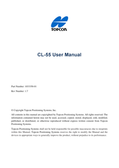 Topcon CL-55 LTE VZW +RADIO SDF User Manual