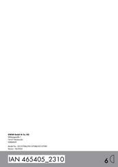 Crivit 465405 2310 Operation And Safety Notes