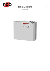 RCO ECO BT-5 Medium Manual
