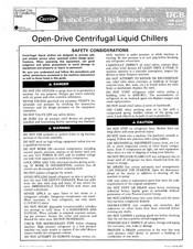 Carrier 17CB2000 Start-Up Instructions