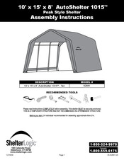 ShelterLogic GrowIT 62681 Assembly Instructions Manual