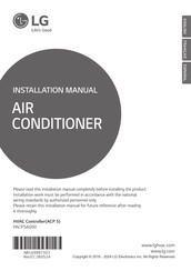 LG ACP 5 Installation Manual