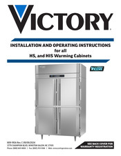 Victory HSA-1D-1-EW Installation And Operating Instructions Manual