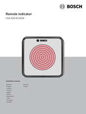 Bosch FAA-420-RI-ROW Installation Manual