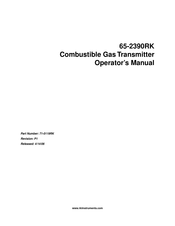 RKI Instruments 65-2390RK-HC Operator's Manual