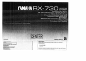 Yamaha RX-730RS Owner's Manual