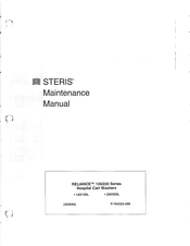 Steris RELIANCE 120 Series Maintenance Manual