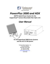 Belden Telecast Fiber Systems PowerPlus 3000 User Manual