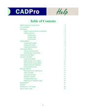 GTCO CalComp 36090 Help Manual