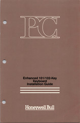HONEYWELL BULL Enhanced 101-Key Installation Manual