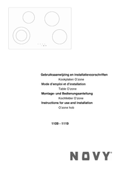 Novy 1119 Instructions For Use And Installation