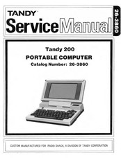Tandy 26-3860 Service Manual