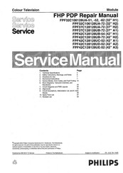 Philips FPF37C128128UB-72 Service Manual