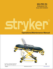 Stryker MX-PRO R3 Operation & Maintenance Manual