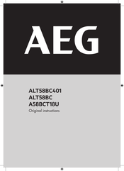 AEG A58BCT18U Original Instructions Manual