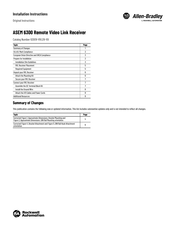 Rockwell Automation Allen-Bradley ASEM 6300 Installation Instructions Manual