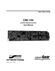 Ross CMI100DR-004-02 User Manual