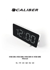 Caliber HCG 021 Manual