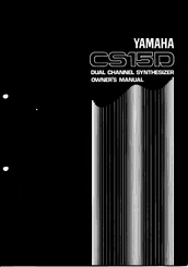 Yamaha CS15D Owner's Manual