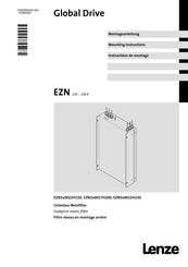 Lenze EZN3A0015H230 Mounting Instructions