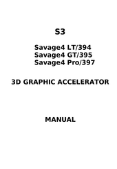 S3 Savage4 Pro/397 Manual
