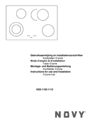 Novy 1112 Instructions For Use And Installation