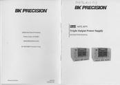 BK Precision 1673 Instruction Manual