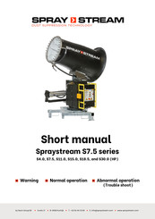 Savic SprayStream S7 5 Series Short Manual