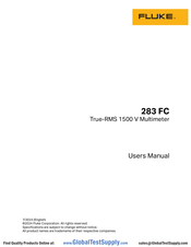 Fluke 283 FC/PV User Manual