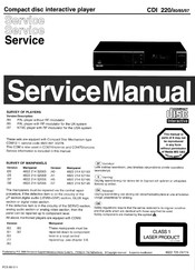 Philips CDI220/85 Service Manual