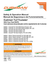 Textron Jacobsen CUSHMAN Turf Truckster 84069 Safety & Operation Manual