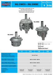 Madas RG/2MCS Manual