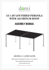 domi outdoor living LGMF1605B Assembly Manual