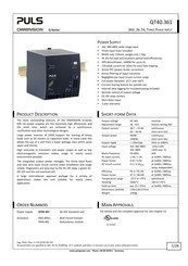 Puls QT40.361 Manual