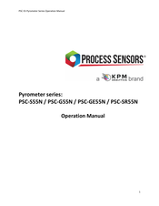 KPM PROCESS SENSORS PSC-GE55N Operation Manual