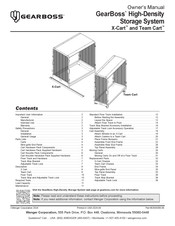 Gearboss Team Cart Owner's Manual
