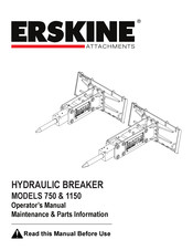Erskine Attachments 1150 Operator's Manual